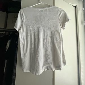 OLD NAVY white v-neck tee shirt Size S